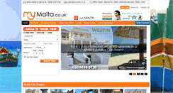 Desktop Screenshot of mymalta.co.uk